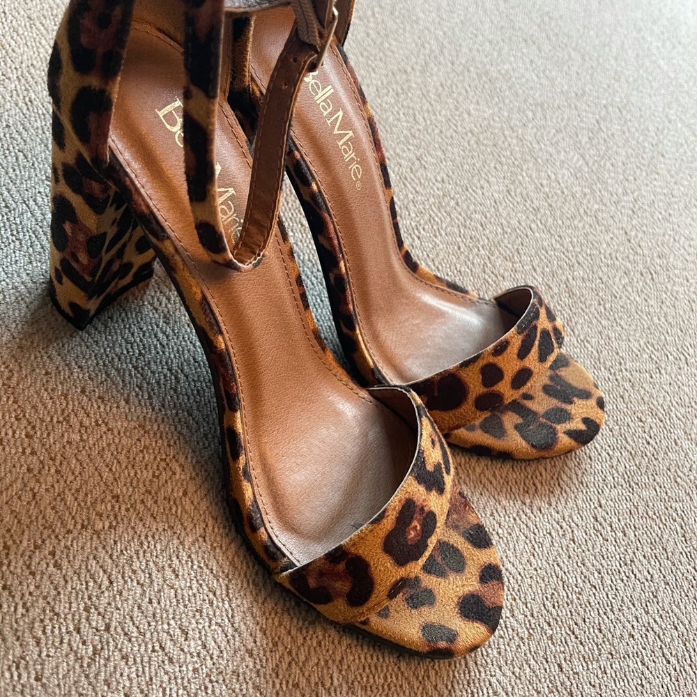 Leopard heels